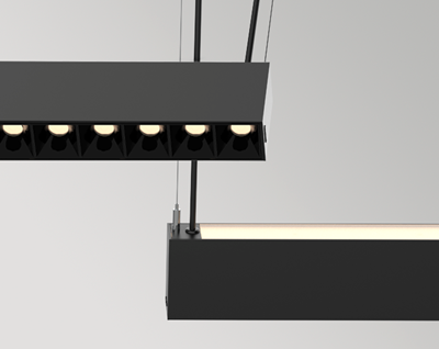 Direct/Indirect Symmetrical Baffles Deep-BIDO-P